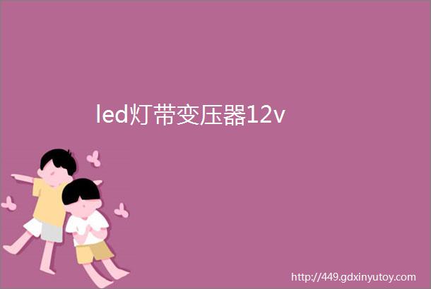 led灯带变压器12v